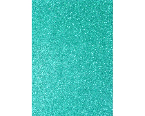 Фоамиран ЭВА SANTI мятный с голографическим глиттером 200х300 мм толщина 1,7 мм 10 листов (743334)