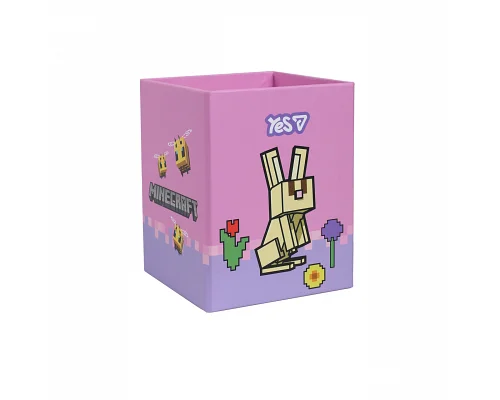 Стакан для письмового приладдя Yes Minecraft.Spring картон (708485)