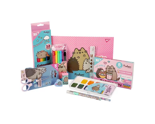 Набор канцелярии № 5 YES Pusheen 11 предметов (450216)