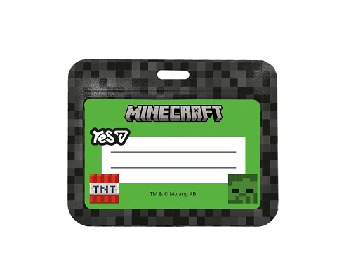 Бейдж без стрічки горизонтальний Yes Minecraft Heroes слайдер (940399)