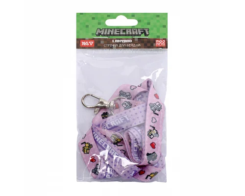 Стрічка для бейджа із карабіном Yes Minecraft.Spring (940402)