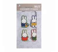 Закладки-стікери Yes Miffy пластик 80 шт 4х20 (170448)