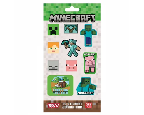 Набір наліпок 2D Yes Minecraft (708529)