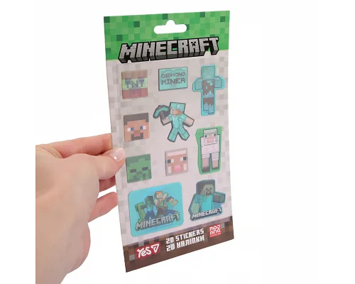 Набір наліпок 2D Yes Minecraft (708529)