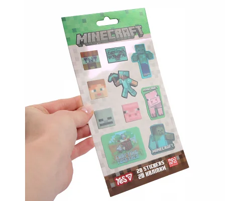 Набір наліпок 2D Yes Minecraft (708529)