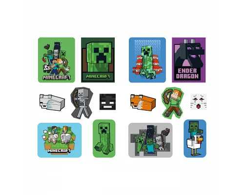 Набір наліпок 2D Yes Minecraft Heroes (708530)