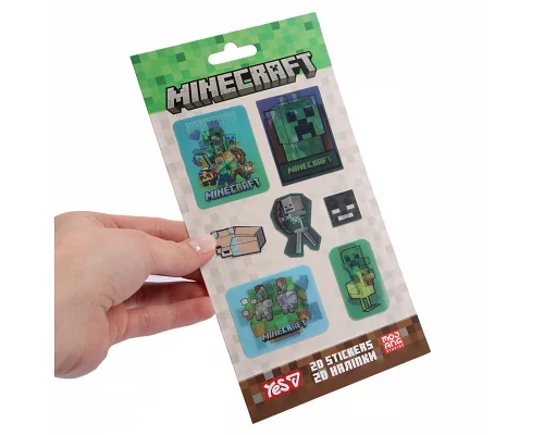 Набір наліпок 2D Yes Minecraft Heroes (708530)