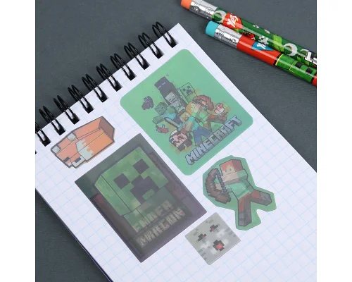 Набір наліпок 2D Yes Minecraft Heroes (708530)