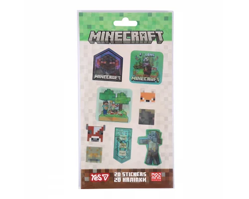 Набір наліпок 2D Yes Minecraft Characters (708531)