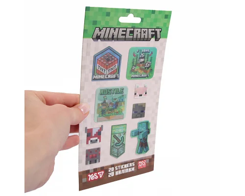 Набір наліпок 2D Yes Minecraft Characters (708531)