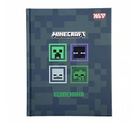 Щоденник шкільний Yes твердий Minecraft А5 40 аркушів (911663)