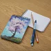 Зошит для записів Yes А6 80 аркушів клітинка на спіралі Nature inspires (152267)