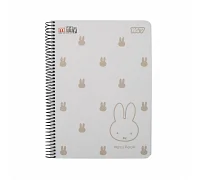 Зошит для записів Yes А5 80 аркушів клітинка на спіралі Miffy (152272)