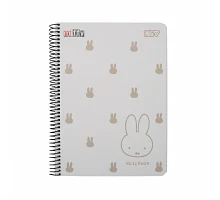 Тетрадь для записей Yes А5 80 листов клетка на спирали Miffy (152272)