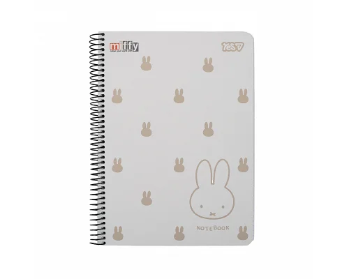 Тетрадь для записей Yes А5 80 листов клетка на спирали Miffy (152272)