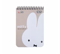 Тетрадь для записей Yes А6 80 листов клетка на спирали Miffy (152273)