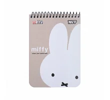 Тетрадь для записей Yes А6 80 листов клетка на спирали Miffy (152273)