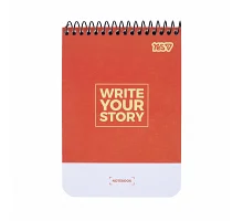 Зошит для записів Yes А6 80 аркушів клітинка на спіралі Stay cool today (152279)