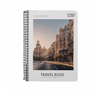 Тетрадь для записей Yes А5 80 листов клетка на спирали Travel (152288)
