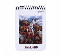Зошит для записів Yes А6 80 аркушів клітинка на спіралі Travel (152289)