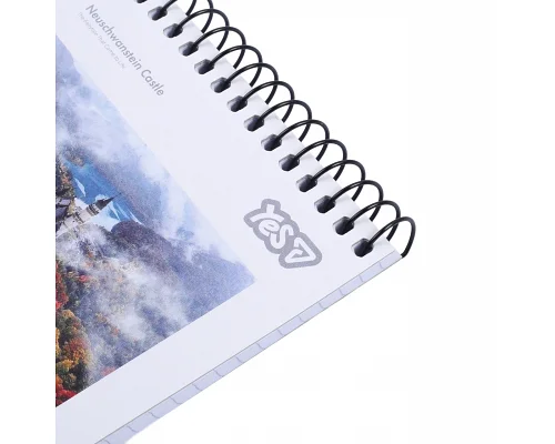 Зошит для записів Yes А6 80 аркушів клітинка на спіралі Travel (152289)