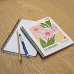 Зошит для записів Yes А5 80 аркушів клітинка на спіралі Flowers (152292)