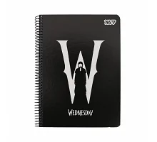 Зошит для записів Yes А5 80 аркушів клітинка на спіралі Wednesday (152296)
