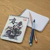 Зошит для записів Yes А6 80 аркушів клітинка на спіралі Moto (152300)