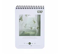 Зошит для записів Yes А6 80 аркушів клітинка на спіралі Escape with me (152306)