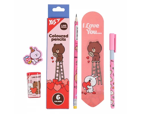 Набір канцелярії Yes Line Friends (450249)