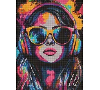 Алмазна мозаїка Барвистий біт art_selena_ua 30х40 Ідейка (AMO20093)
