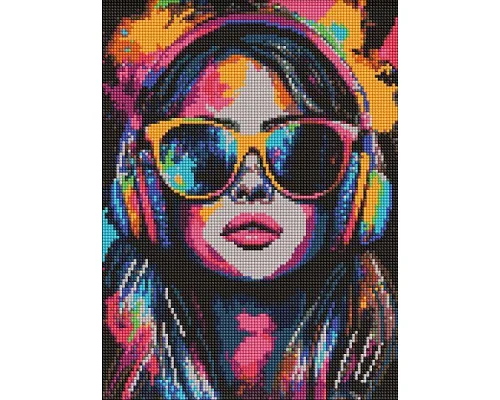 Алмазна мозаїка Барвистий біт art_selena_ua 30х40 Ідейка (AMO20093)