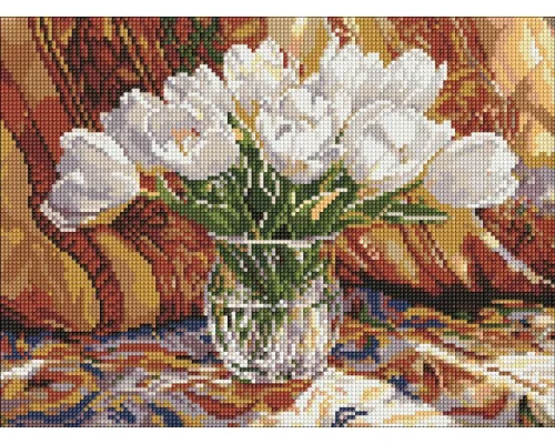 Алмазна мозаїка Тюльпановий спокій art_selena_ua 30х40 Ідейка (AMO8278)