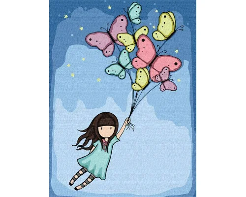 Картина за номерами Flight Of The Butterflies Santoro Gorjuss Collection 30х40 Ідейка (KHO8676)