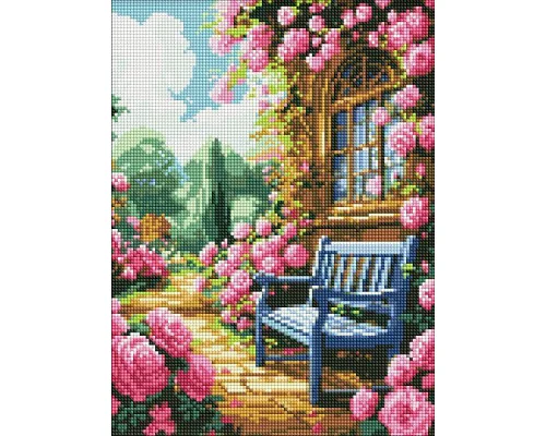 Алмазна мозаїка без підрамника Квітковий сад art_selena_ua 30х40 Ідейка (AMC7900)