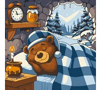 Картина за номерами Ведмежий відпочинок  30х30 см Art Craft (15126-AC)