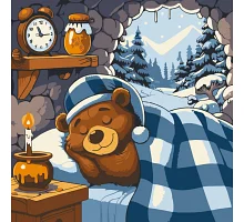 Картина за номерами Ведмежий відпочинок  30х30 см Art Craft (15126-AC)