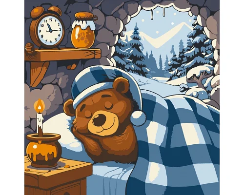 Картина за номерами Ведмежий відпочинок  30х30 см Art Craft (15126-AC)