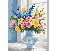Картина за номерами Квіти на підвіконні  40х50 см Art Craft (13130-AC)
