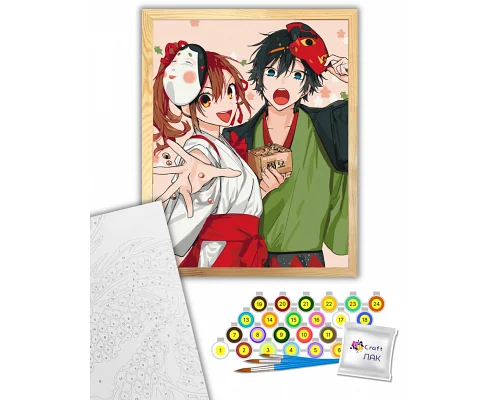 Картина за номерами HORIMIYA  40х50 см з багетною рамкою в комплекті Art Craft (16079-ACF)
