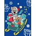 Картина за номерами Tom and Jerry: на санчатах Warner Bros 30х40 Ідейка (KHO6859)