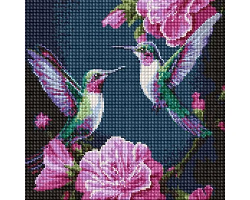 Алмазна мозаїка Казкові птахи art_selena_ua 40х40 Ідейка (AMO20025)