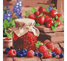 Алмазна мозаїка Малинове варення art_selena_ua 40х40 Ідейка (AMO8082)