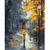 Картина за номерами Під осінньою зливою art_selena_ua 40х50 Ідейка (KHO8698)