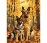 Картина по номерам Лесные друзья art_selena_ua 40х50 Идейка (KHO6844)