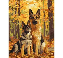 Картина по номерам Лесные друзья art_selena_ua 40х50 Идейка (KHO6844)