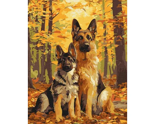 Картина за номерами Лісові друзі art_selena_ua 40х50 Ідейка (KHO6844)