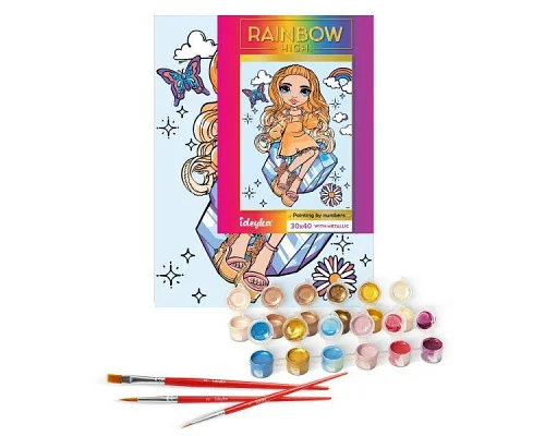 Картина за номерами Rainbow High Poppy Rowan 30х40 Ідейка (KHO1245)