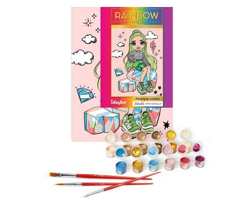 Картина за номерами Rainbow High Jade Hunter 30х40 Ідейка (KHO1237)