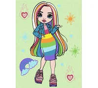 Картина за номерами Rainbow High Amaya Raine 30х40 Ідейка (KHO1236)